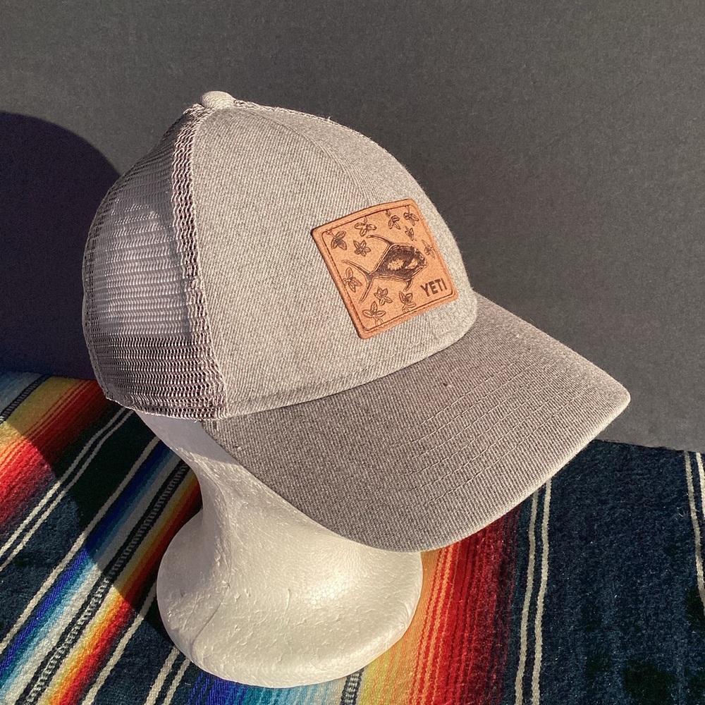 Yeti Snapback Mesh Hat With Fish Patch - image 6